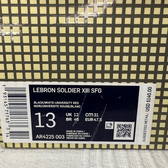 Nike LeBron Soldier 13 SFG , Black and Red, 13 - Picture 14 of 14